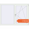 Prețuri Ferestre 1600x1200 mm REHAU BRILLANT DESIGN RAL 9016 Traffic white two-sided. Preț: 1.731,70 lei
