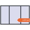 Prețuri Ferestre 2000x1300 mm REHAU BRILLANT DESIGN ANTHRACITE_GREY_STRUKTURAL two-sided. Preț: 2.892,54 lei