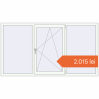 Prețuri Ferestre 2200x1200 mm OPTIMUM REHAU EURO 70 RAL 9016 Traffic white two-sided. Preț: 2.015,04 lei