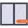 Prețuri Ferestre 1800x1500 mm ENERGY-SAVING REHAU SYNEGO MD ANTHRACITE_GREY_STRUKTURAL two-sided. Preț: 5.513,24 lei