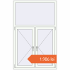 Prețuri Ferestre 1100x1750 mm BASE REHAU EURO 60 RAL 9016 Traffic white two-sided. Preț: 1.986,24 lei
