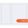 Prețuri Ferestre 1460x1160 mm REHAU BRILLANT DESIGN RAL 9016 Traffic white two-sided. Preț: 1.083,24 lei