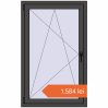 Prețuri Ferestre 830x1340 mm OPTIMUM REHAU EURO 70 BASALT_GREY two-sided. Preț: 1.583,75 lei
