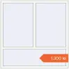 Prețuri Ferestre 1500x1500 mm BASE REHAU EURO 60 RAL 9016 Traffic white two-sided. Preț: 1.299,90 lei