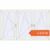 Prețuri Ferestre 2210x1380 mm REHAU BRILLANT DESIGN RAL 9016 Traffic white two-sided. Preț: 3.528,02 lei