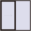 Prețuri Uși glisante de terasă 2200x2200 mm REHAU SYNEGO SLIDE BLACK_BROWN two-sided
