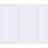 Prețuri Uși glisante de terasă 2600x2200 mm PATIO DOOR REHAU EURO 60 RAL 9016 Traffic white two-sided