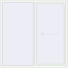 Prețuri Uși glisante de terasă 2140x2100 mm PATIO DOOR REHAU EURO 60 RAL 9016 Traffic white two-sided