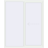 Prețuri Uși glisante de terasă 1900x2290 mm PATIO DOOR REHAU EURO 60 RAL 9016 Traffic white two-sided