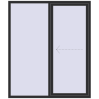 Prețuri Uși glisante de terasă 1700x2000 mm PATIO DOOR REHAU EURO 60 ANTHRACITE_GREY_GLATT two-sided