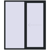 Prețuri Uși glisante de terasă 1700x2000 mm PATIO DOOR REHAU EURO 60 BLACK_COOL_110L-2 two-sided