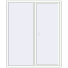 Prețuri Uși glisante de terasă 1700x2000 mm PATIO DOOR REHAU EURO 60 RAL 9016 Traffic white two-sided