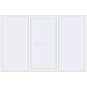 Prețuri Uși glisante de terasă 3000x2000 mm PATIO DOOR REHAU EURO 60 RAL 9016 Traffic white two-sided