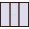 Prețuri Uși glisante de terasă 2650x2300 mm PATIO DOOR REHAU SYNEGO BLACK_CHERRY two-sided
