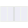 Prețuri Uși glisante de terasă 4000x2200 mm PATIO DOOR REHAU EURO 60 RAL 9016 Traffic white two-sided