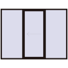Prețuri Uși glisante de terasă 2700x2047 mm PATIO DOOR REHAU SYNEGO BLACK_BROWN two-sided