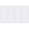 Prețuri Uși glisante de terasă 3400x2050 mm PATIO DOOR REHAU EURO 60 RAL 9016 Traffic white two-sided