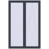 Prețuri Uși de balcon 1600x2400 mm BALCONY DOOR REHAU SYNEGO ANTHRACITE_GREY_STRUKTURAL two-sided