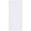 Prețuri Uși de balcon 1000x2250 mm BALCONY DOOR REHAU SYNEGO RAL 9016 Traffic white two-sided