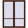 Prețuri Uși de balcon 1800x2170 mm BALCONY DOOR REHAU SYNEGO BLACK_CHERRY two-sided