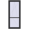 Prețuri Uși de balcon 880x2050 mm BALCONY DOOR REHAU SYNEGO ANTHRACITE_GREY_GLATT two-sided