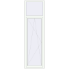 Prețuri Uși de balcon 760x2600 mm BALCONY DOOR REHAU EURO 60 RAL 9016 Traffic white two-sided