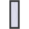Prețuri Uși de balcon 690x1940 mm BALCONY DOOR REHAU EURO 70 ANTHRACITE_GREY_GLATT two-sided