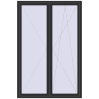 Prețuri Uși de balcon 1600x2400 mm BALCONY DOOR REHAU SYNEGO ANTHRACITE_GREY_GLATT two-sided