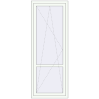 Prețuri Uși de balcon 800x2100 mm BALCONY DOOR REHAU EURO 60 RAL 9016 Traffic white two-sided