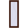 Prețuri Uși de balcon 690x1940 mm BALCONY DOOR REHAU EURO 70 BLACK_CHERRY two-sided