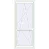 Prețuri Uși de balcon 880x2050 mm BALCONY DOOR REHAU EURO 70 RAL 9016 Traffic white two-sided