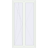 Prețuri Uși de balcon 1200x2400 mm BALCONY DOOR REHAU EURO 60 RAL 9016 Traffic white two-sided