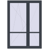 Prețuri Uși de balcon 1500x2100 mm BALCONY DOOR REHAU EURO 70 ANTHRACITE_GREY_STRUKTURAL two-sided