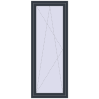 Prețuri Uși de balcon 800x2100 mm BALCONY DOOR REHAU EURO 70 ANTHRACITE_GREY_STRUKTURAL two-sided