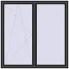 Prețuri Uși de balcon 2000x2000 mm BALCONY DOOR REHAU EURO 60 ANTHRACITE_GREY_GLATT two-sided