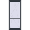Prețuri Uși de balcon 880x2050 mm BALCONY DOOR REHAU SYNEGO ANTHRACITE_GREY_STRUKTURAL two-sided