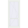 Prețuri Uși de balcon 900x2100 mm BALCONY DOOR REHAU EURO 60 RAL 9016 Traffic white two-sided