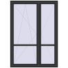 Prețuri Uși de balcon 1500x2100 mm BALCONY DOOR REHAU EURO 70 ANTHRACITE_GREY_GLATT two-sided