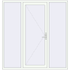 Prețuri Uși de intrare 2000x2100 mm REHAU EURO 60 RAL 9016 Traffic white two-sided
