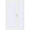 Prețuri Uși de intrare 1400x2250 mm ENERGY-SAVING REHAU SYNEGO RAL 9016 Traffic white two-sided