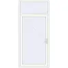 Prețuri Uși de intrare 1200x2650 mm DOOR ALU STANDARD 72 RAL 9016 Traffic white two-sided