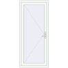 Prețuri Uși de intrare 870x2050 mm ENERGY-SAVING REHAU SYNEGO RAL 9016 Traffic white two-sided
