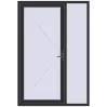 Prețuri Uși de intrare 1500x2200 mm ENERGY-SAVING REHAU SYNEGO ANTHRACITE_GREY_GLATT two-sided