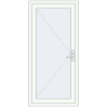 Prețuri Uși de intrare 900x1900 mm REHAU EURO 60 RAL 9016 Traffic white two-sided