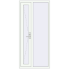 Prețuri Uși de intrare 950x2100 mm DOOR ALU STANDARD 72 RAL 9016 Traffic white two-sided