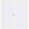 Prețuri Uși de intrare 2000x2100 mm DOOR ALU STANDARD 72 RAL 9016 Traffic white two-sided