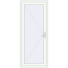 Prețuri Uși de intrare 900x2200 mm REHAU EURO 60 RAL 9016 Traffic white two-sided