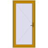 Prețuri Uși de intrare 1000x2100 mm DOOR ALU STANDARD 72 RAL 1005 Honey yellow two-sided