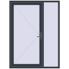 Prețuri Uși de intrare 1500x2015 mm REHAU EURO 60 ANTHRACITE_GREY_STRUKTURAL two-sided