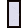 Prețuri Uși de intrare 1000x2000 mm REHAU EURO 60 BLACK_BROWN two-sided